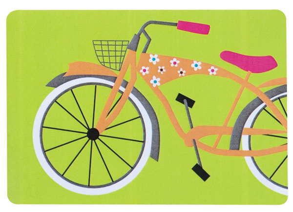 Pedal Power notecard 
															/ The Gift Wrap Co.							
