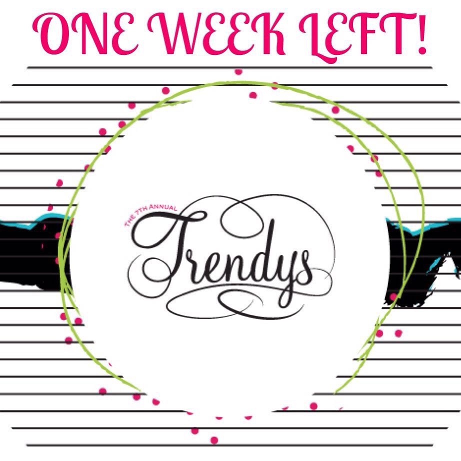 Know someone with great products in the Baby, Bridal, Gift, Green, Greeting Card, Holiday or Office categories? One week left to submit them for the Trendy Awards!