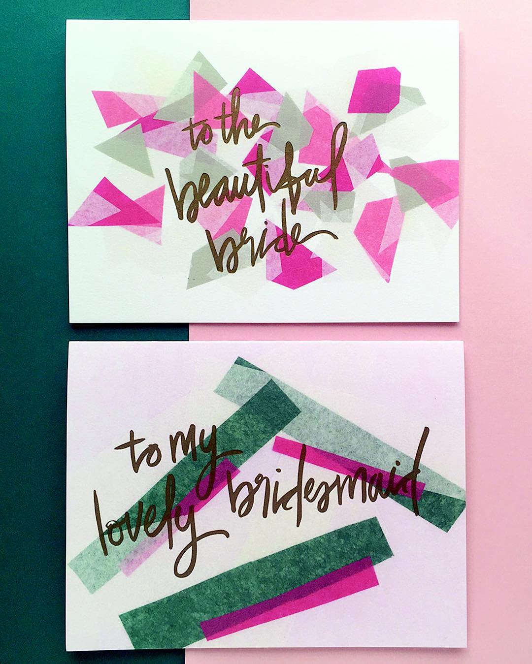 How do you ask your bestie to be a bridesmaid? @augustpaperco has an idea! These confetti cards are our