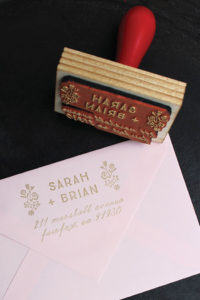 Fawnsberg stamps are cut from quality red-rubber, with bodies crafted of maple hardwood. 