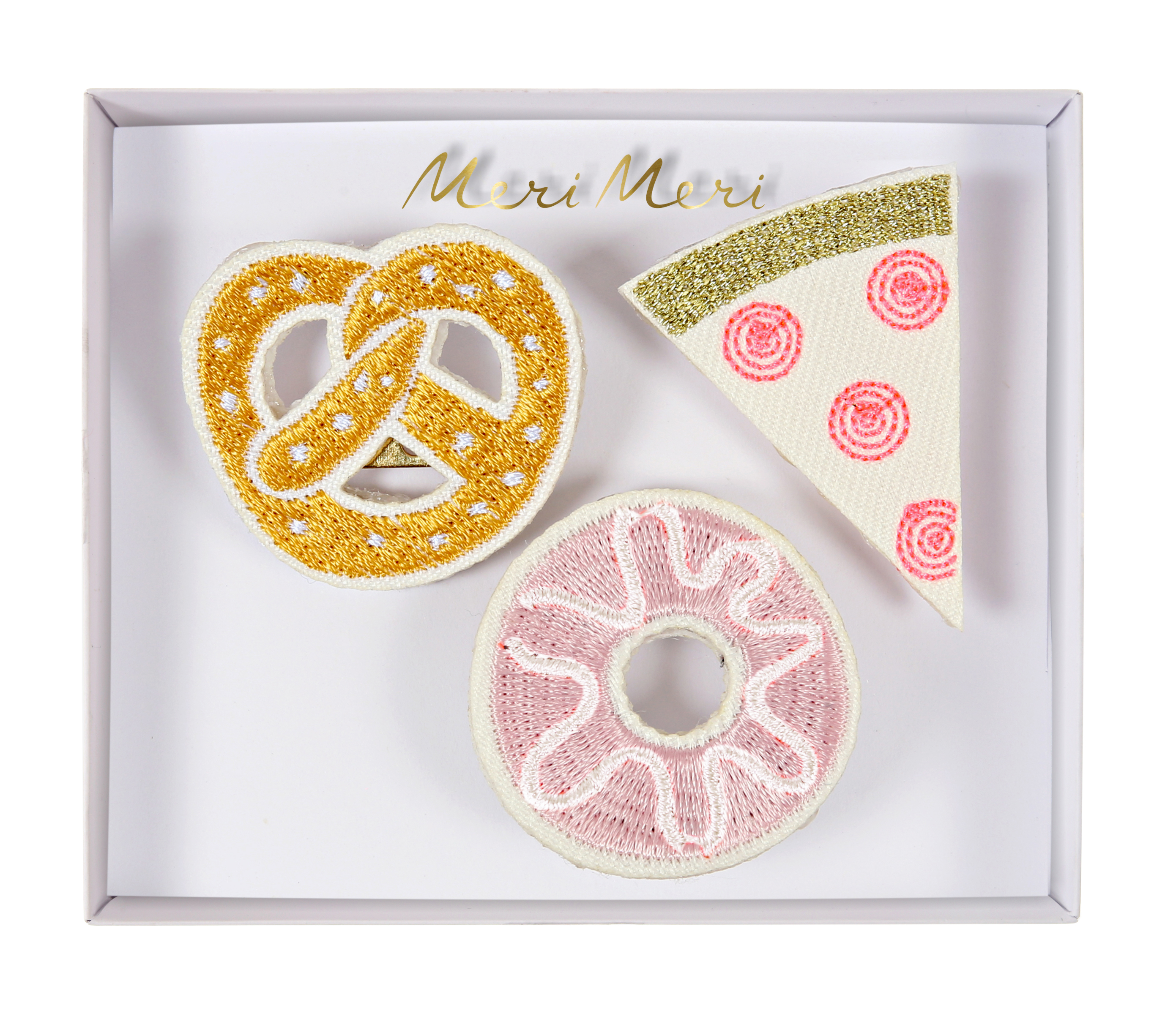 Pizza, Pretzel and Doughnut patch 
															/ Meri Meri							