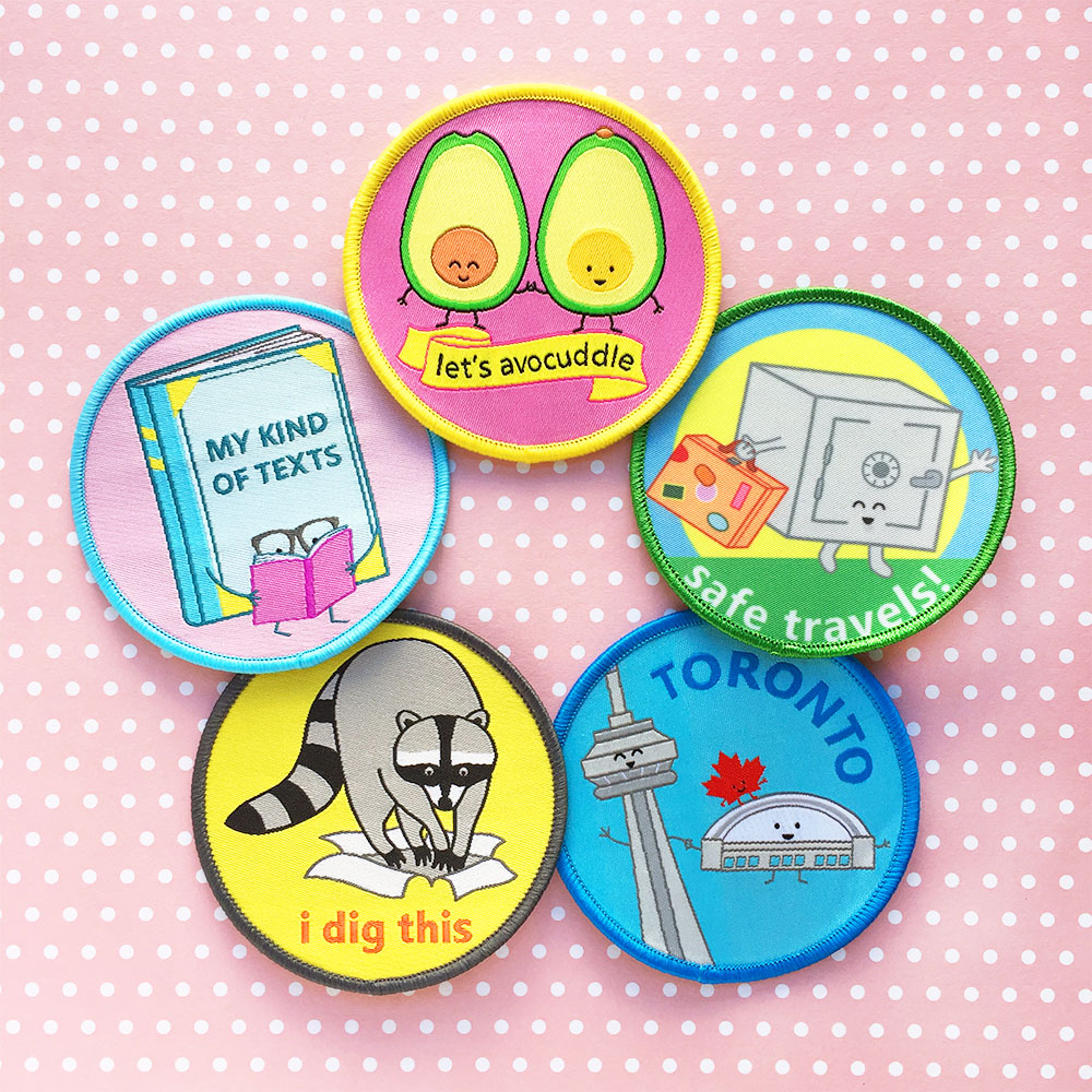 Cute colorful patches 
															/ Queenie's Cards							