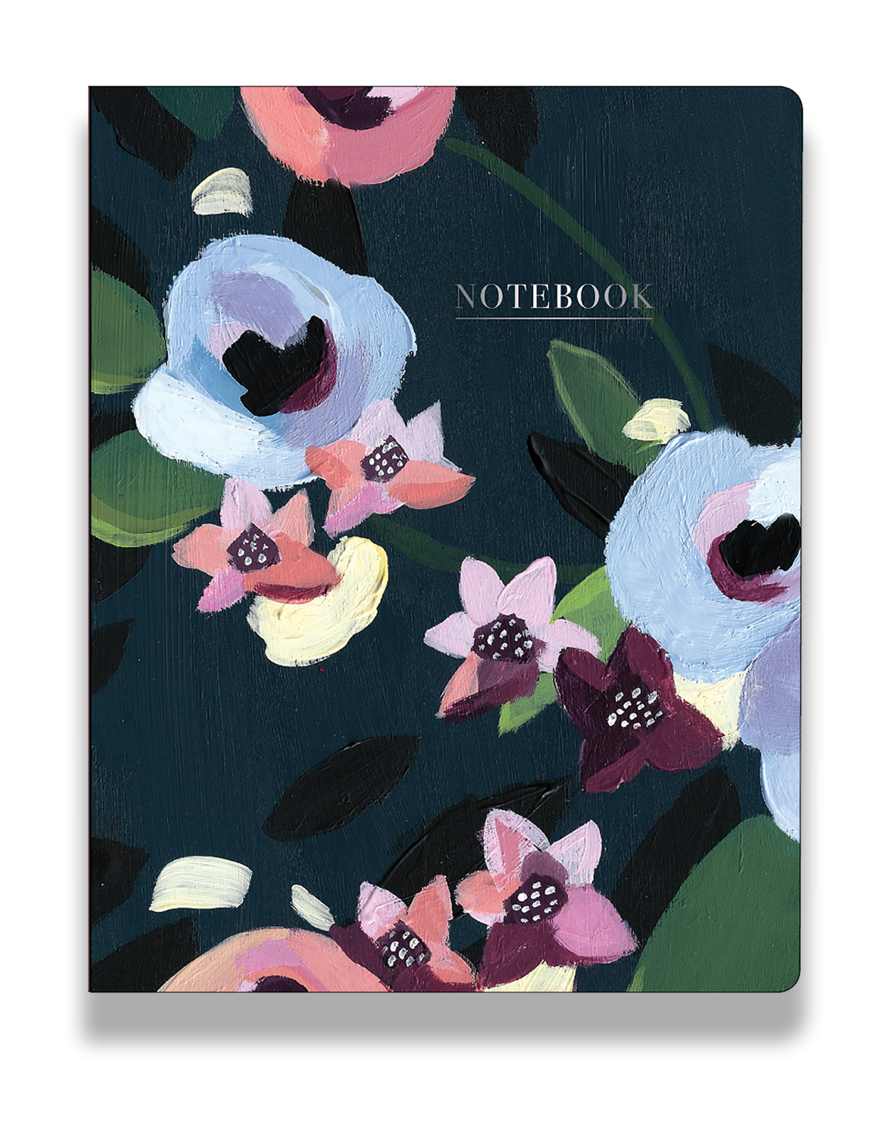 Painted Petals Deluxe Spiral Notebook