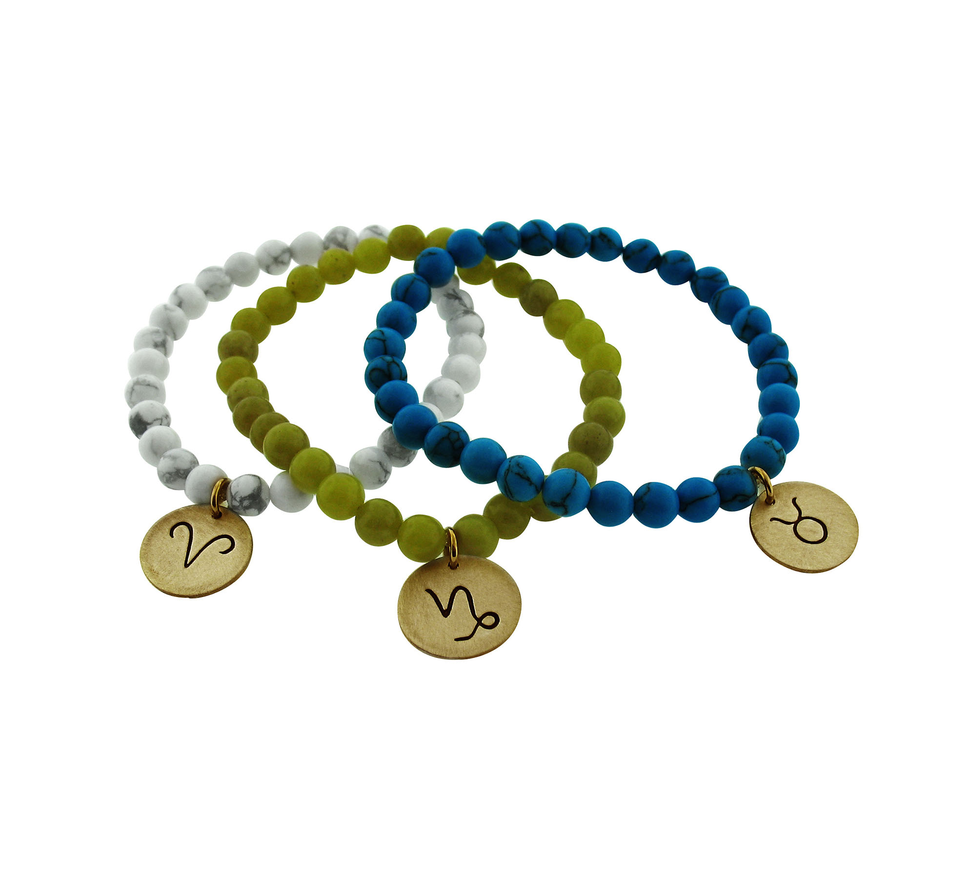 Zodiac Bead Bracelets 
															/ Isabelle Grace Jewelry							