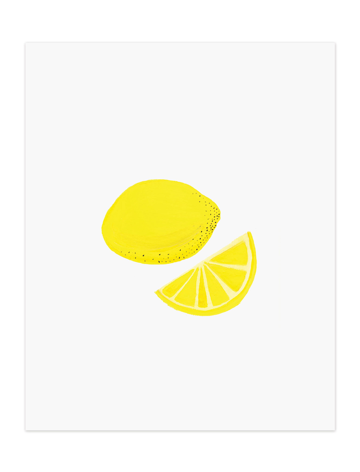 Lemon Poster 
															/ Paige & Willow							