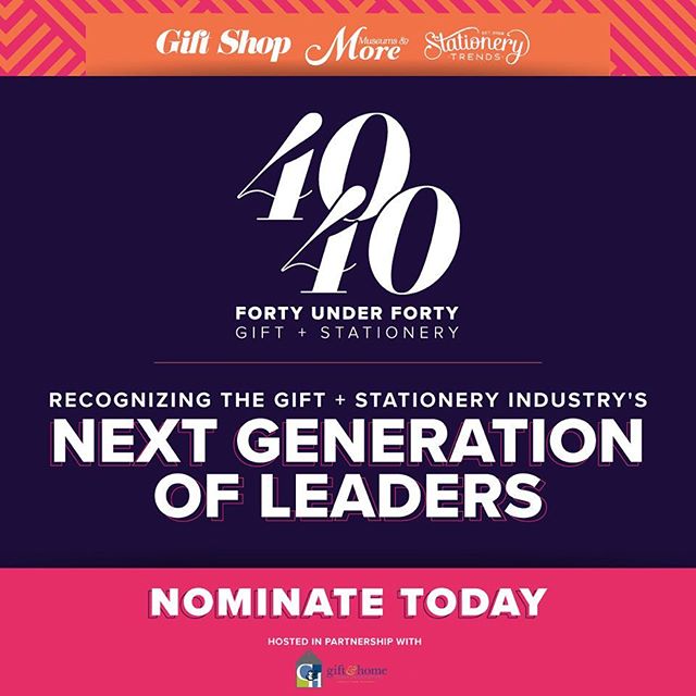 40 Under 40 nomination deadline less than one week away! Nominate an industry superstar 💫 by April 2 It’s free to nominate on stationerytrends.com.