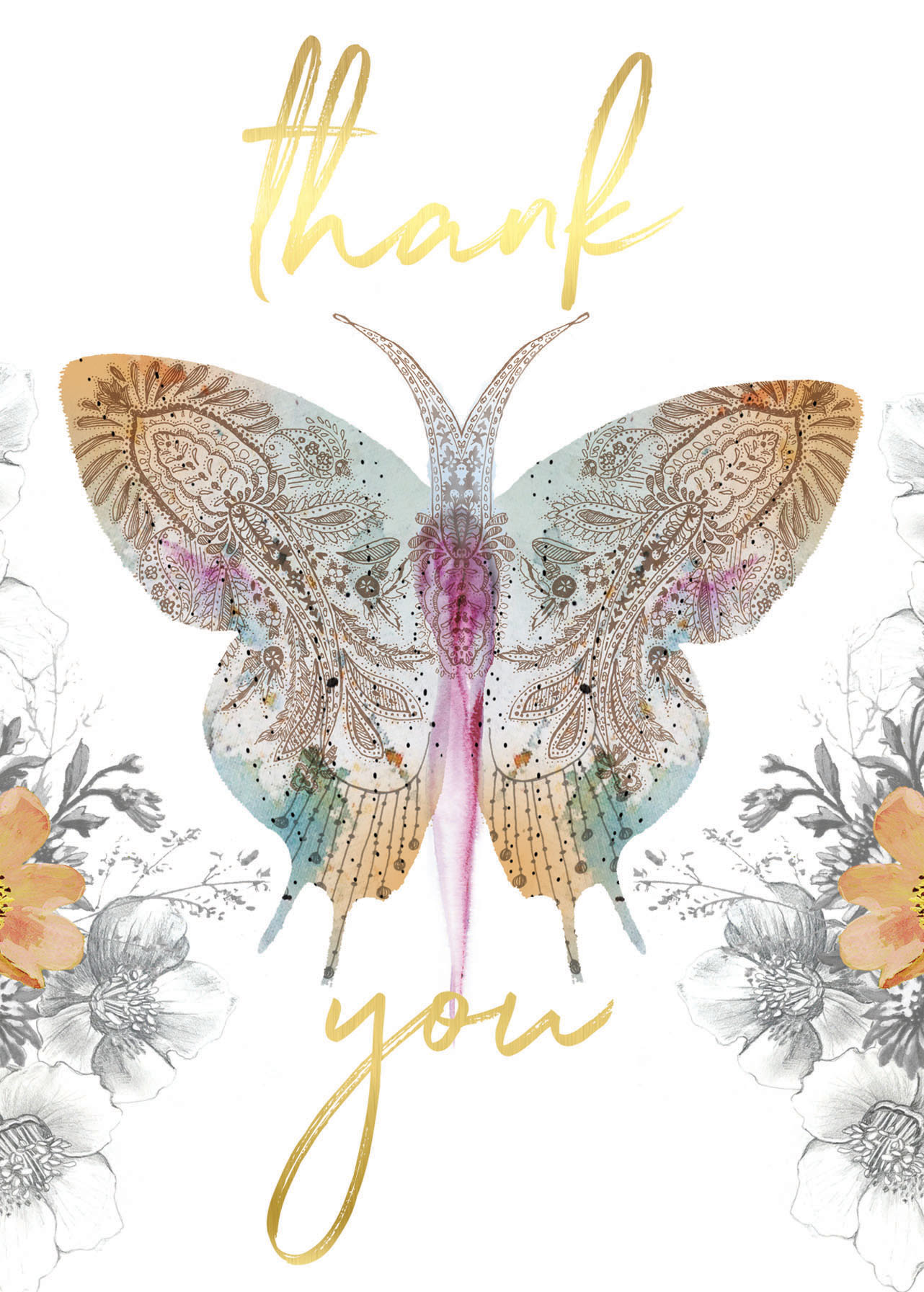 Butterfly Thank-you 
															/ PaPaYa!							