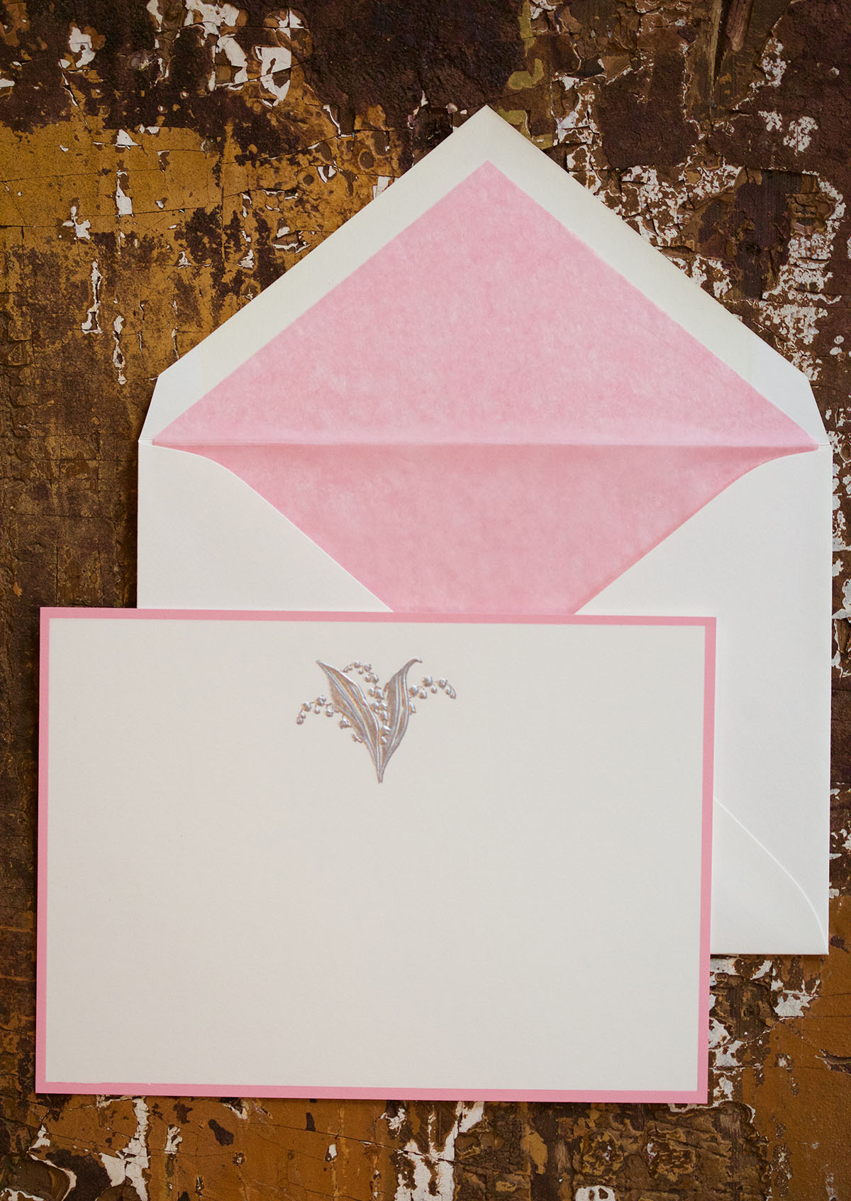 Lily of the Valley Correspondence Card 
															/ Pickett's Press							