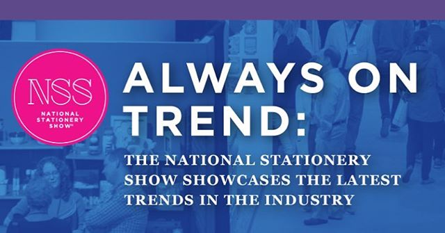 From how fashion is represented as art in stationery, to design themes and product lines you will want to see, to the latest and greatest in educational opportunities, find out about what the NSS is bringing to the industry this year!

Read more: https://stationerytrends.com/article/always-on-trend-the-national-stationery-show-to-showcase-latest-trends-in-the-industry/ {Sponsored}
