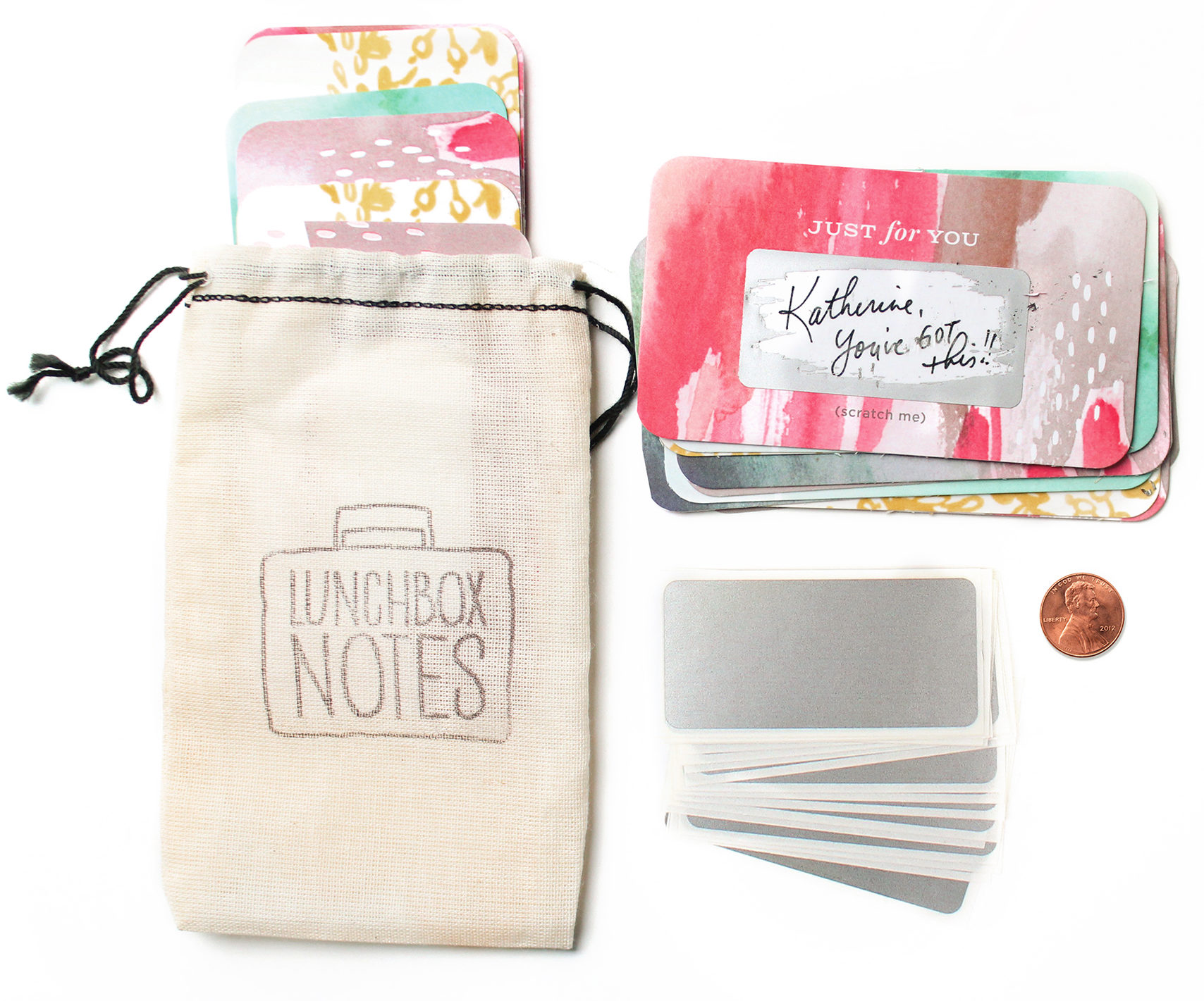 Scratch-off Lunchbox Notes 
															/ Inklings Paperie							