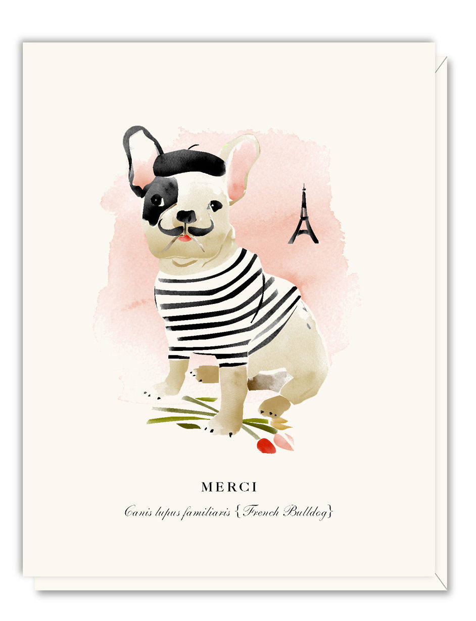 French Bulldog Greeting Card