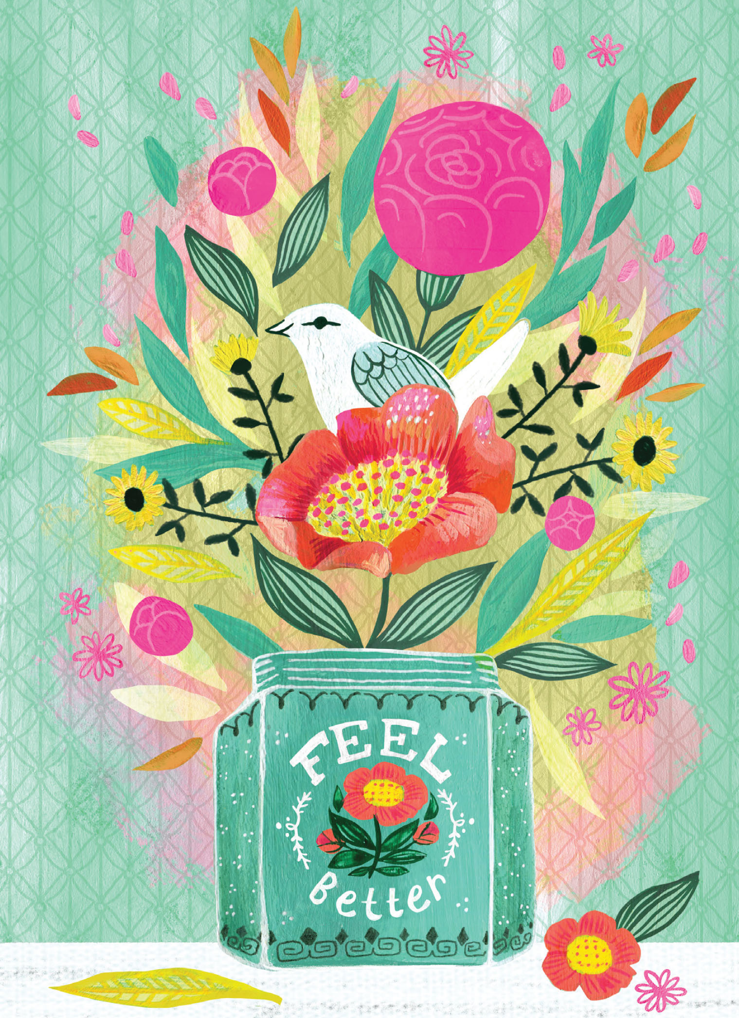 Feel Better Vase by Miriam Bos 
															/ Calypso Cards							