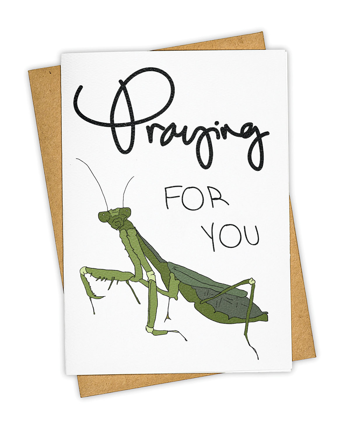 Praying Mantis Card