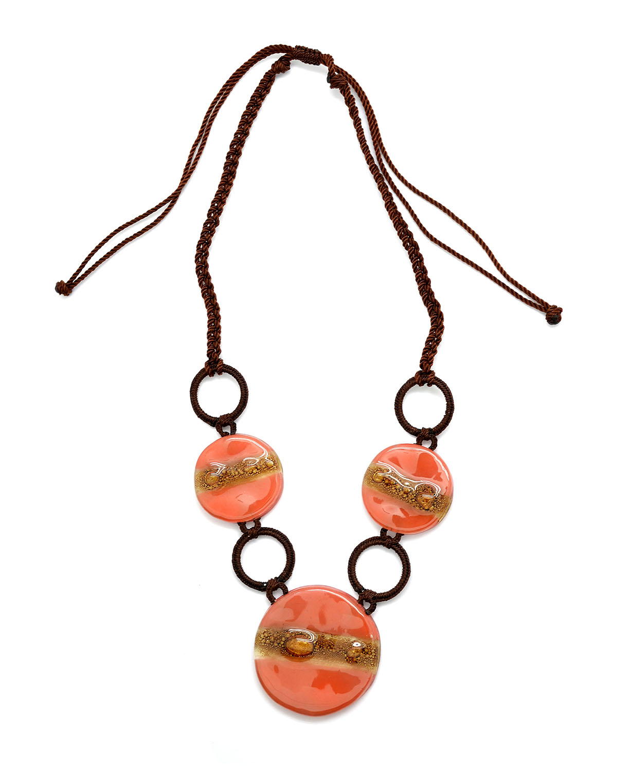 Bib necklace with adjustable strap 
															/ Dunitz & Co.							