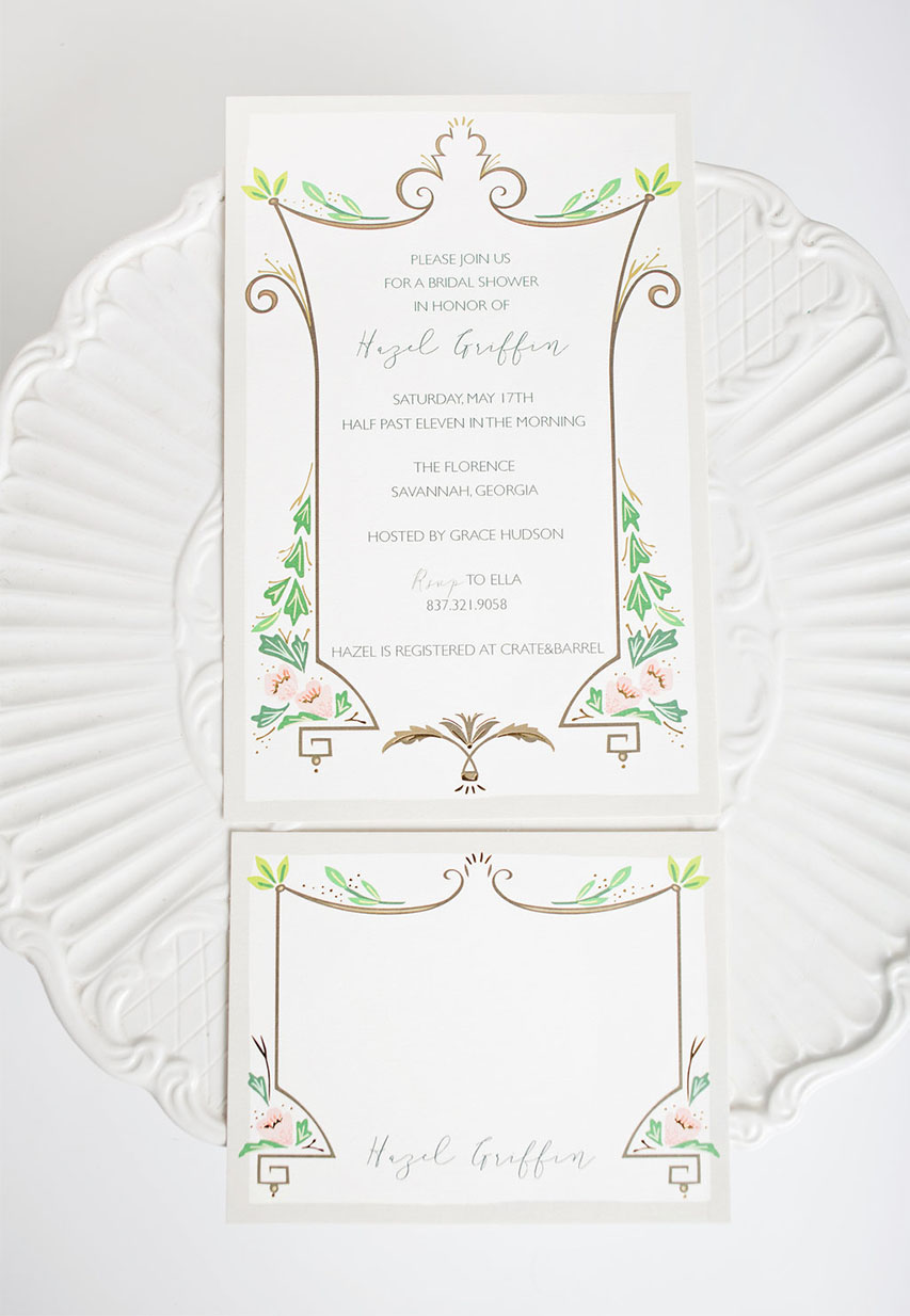 Savannah Invitation 
															/ Karen Adams Designs							