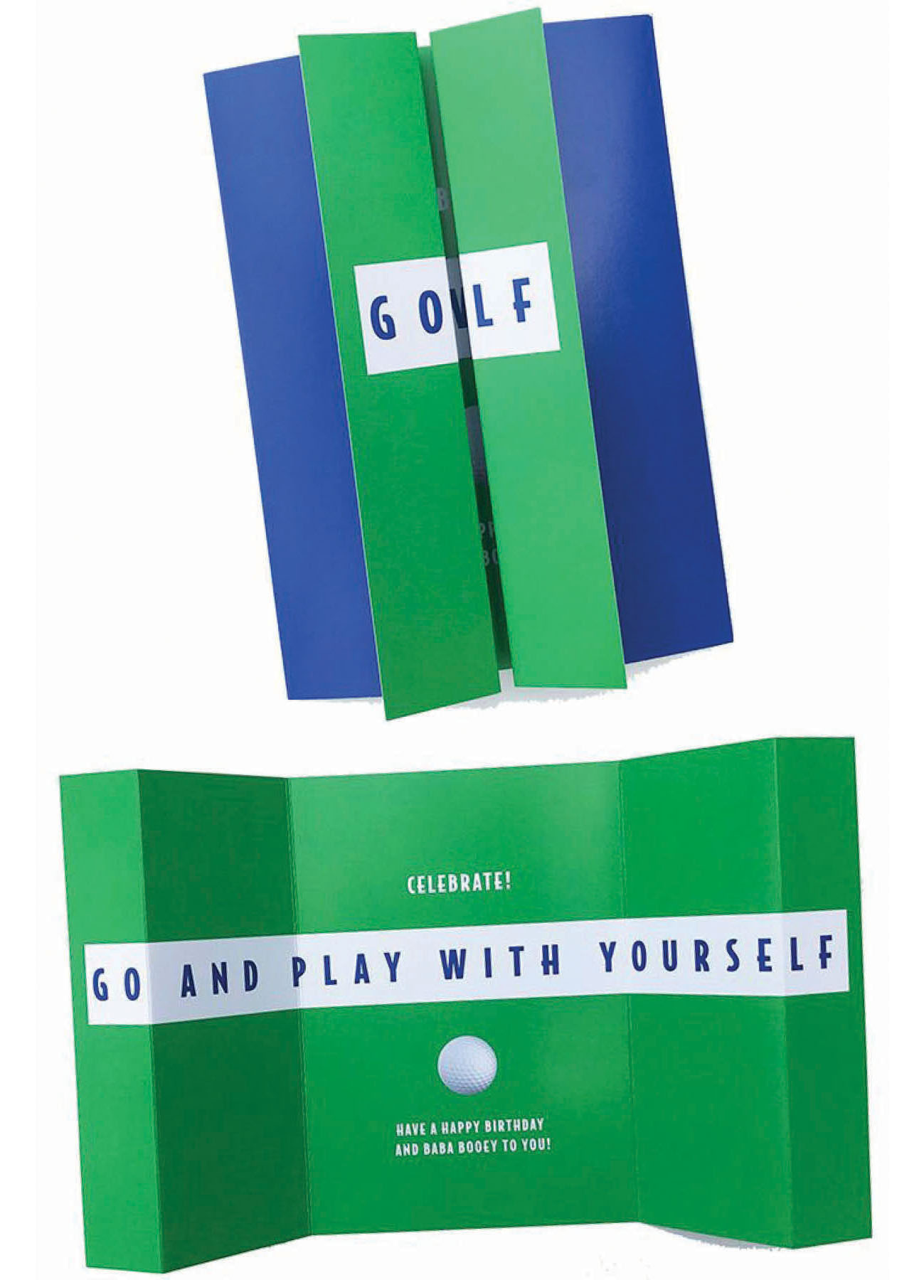 Golf Reveal Card