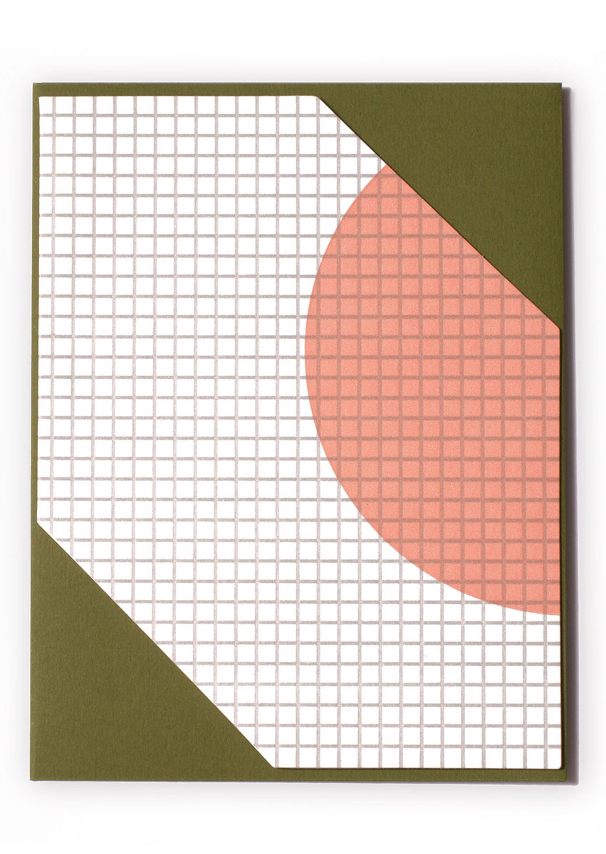 Die-cut Polygon Card 
															/ Egg Press							