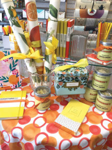 Winner 2019 Creative Display Contest Pickle Papers display table