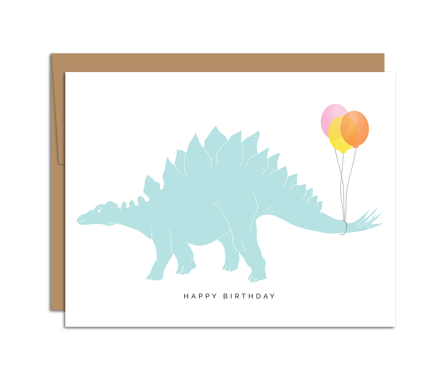 Stegosaurus Card 
															/ Hazelmade							