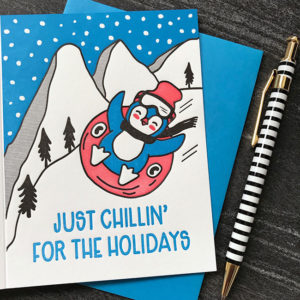 Just Chillin for the Holidays from Kiss and Punch Designs