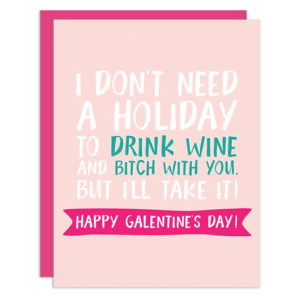 Galentine's Day Card from Lovebird Paper