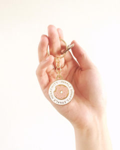 Inhale Donuts Keychain by Amy Zhang