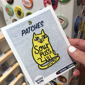 Moody Gemma Correll patches from Badge Bomb
