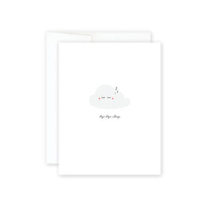 Bye Bye Sleep Card from BiBA Letterpress Studio