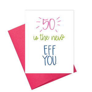 50 Birthday Card from Colette Paperie