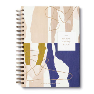 Happy Is The Only Plan Undated Monthly Planner Collection by Compendium