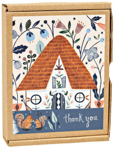 Cozy Cabin Thank You Card from teNeues