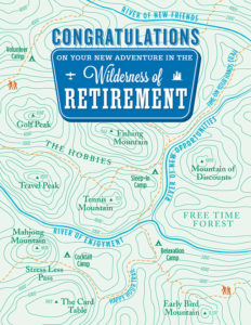 Retirement Card by Waterknot