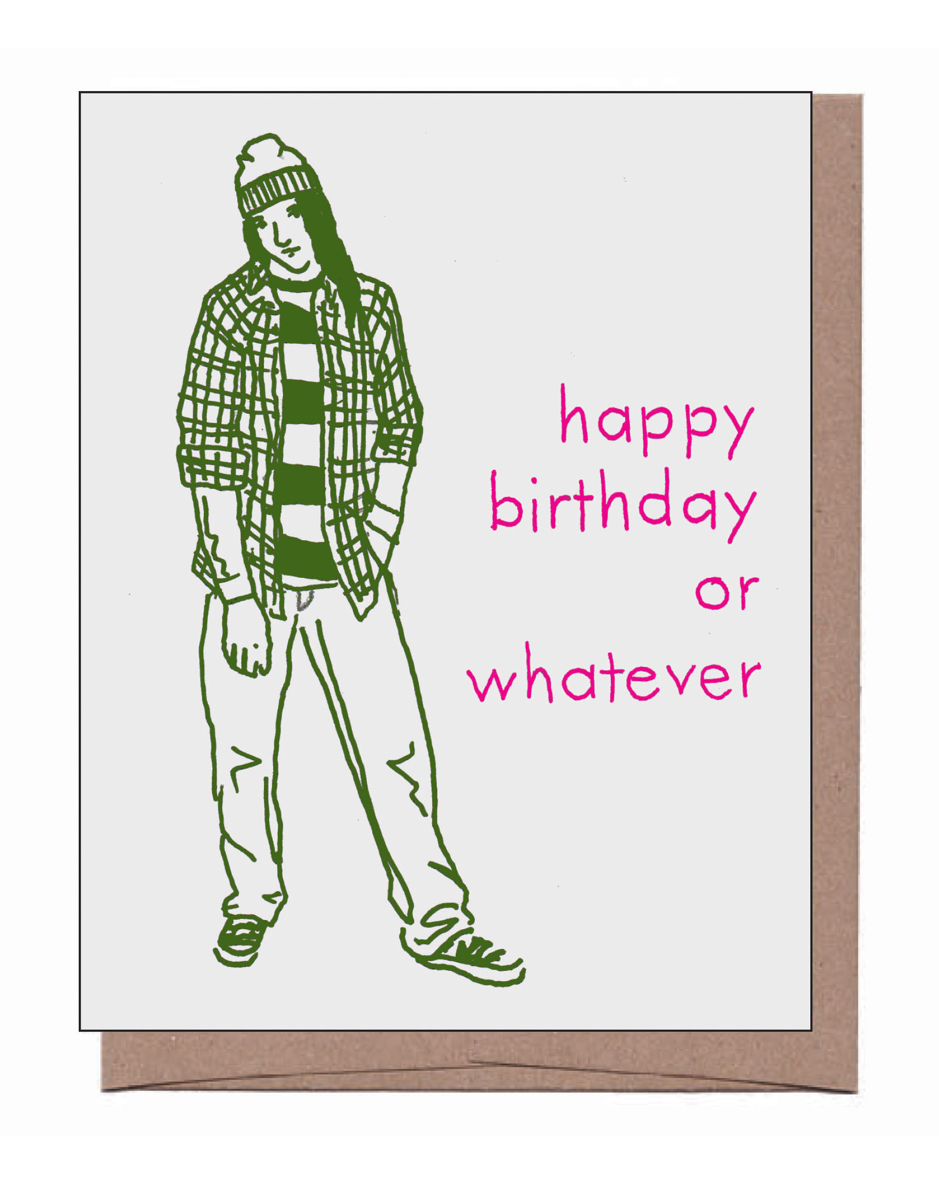 Grunge Birthday Card 
															/ La Familia Green							