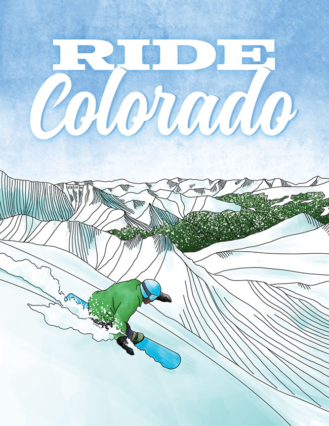 Customizable Snowboarder Card