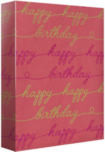 Birthday Wrap with Glitter from Design Design