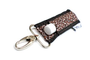 Leopard Print Lip Balm/Key Holder by LippyClip