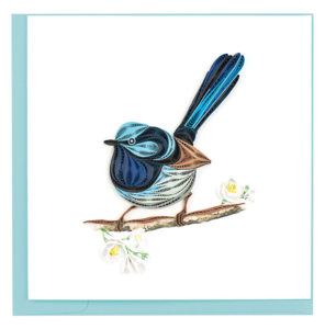 Dimensional Fairy Wren by Quilling Card