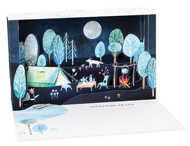 Outdoor Adventure Shadowbox Card 
															/ Up With Paper							
