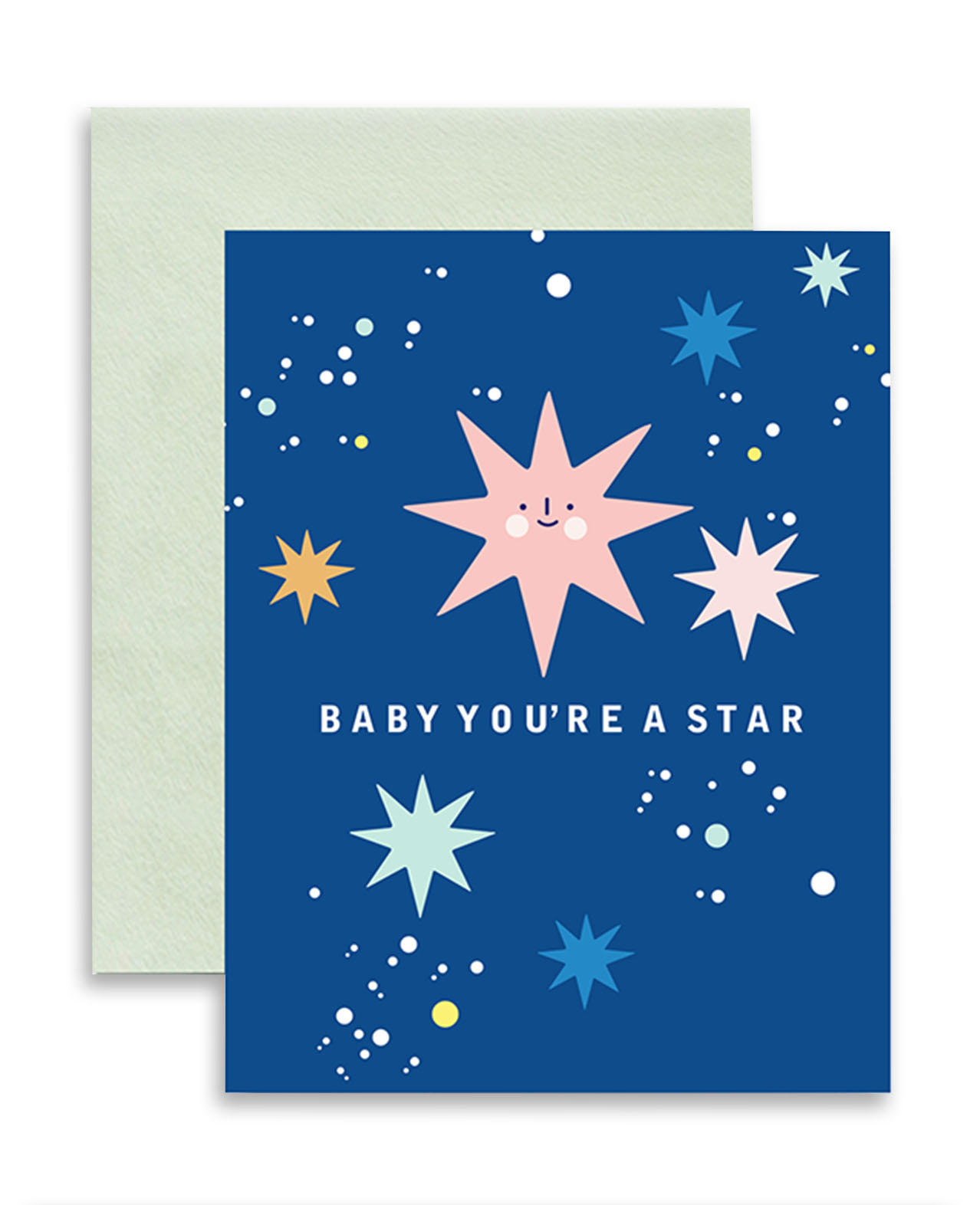 Baby You're a A Star Holographic Foil Greeting Card 
															/ ilootpaperie							