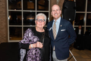 Anne MacGilvray and Cole-Daugherty at the Party for Life 2020
