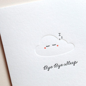 Bye Bye Sleep Card from BiBa