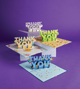 Lovepop's 3D pop-up thank you card collection