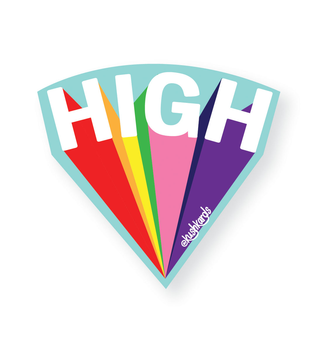 High Power Sticker 
															/ Kushcards							