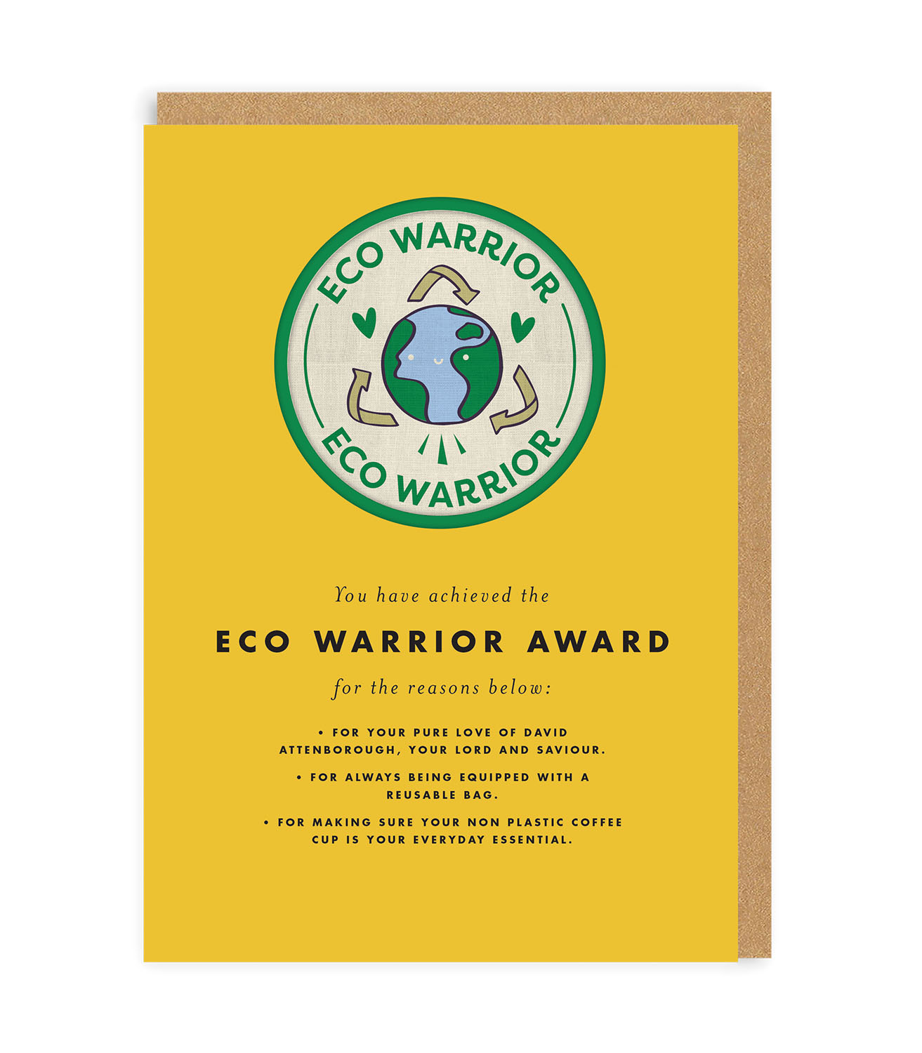 Eco Warrior Woven Patch Card 
															/ Ohh Deer							