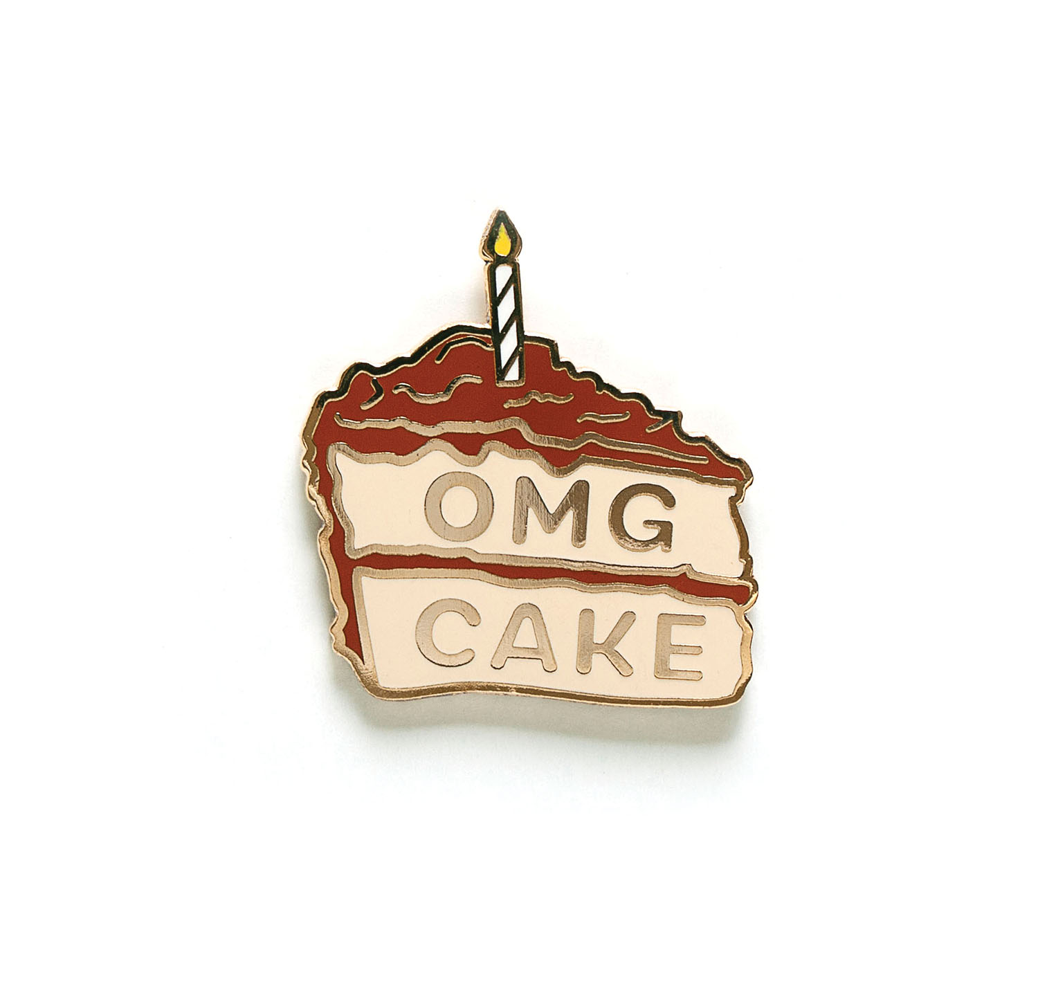OMG Cake Pin 
															/ Smarty Pants Paper Co.							