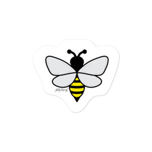 Bee Sticker by Kelly Renay