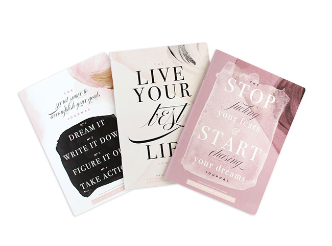 Live Your Life Sweet Notebooks