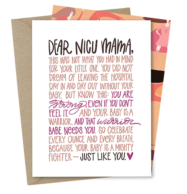 NICU Mama Card 
															/ The Noble Paperie							