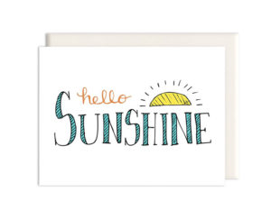 Hello Sunshine Card from Inkwell Cards