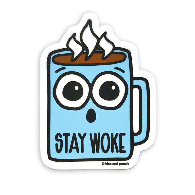 Stay Woke Die-cut Sticker